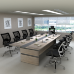 Wooden meeting table (R-01)